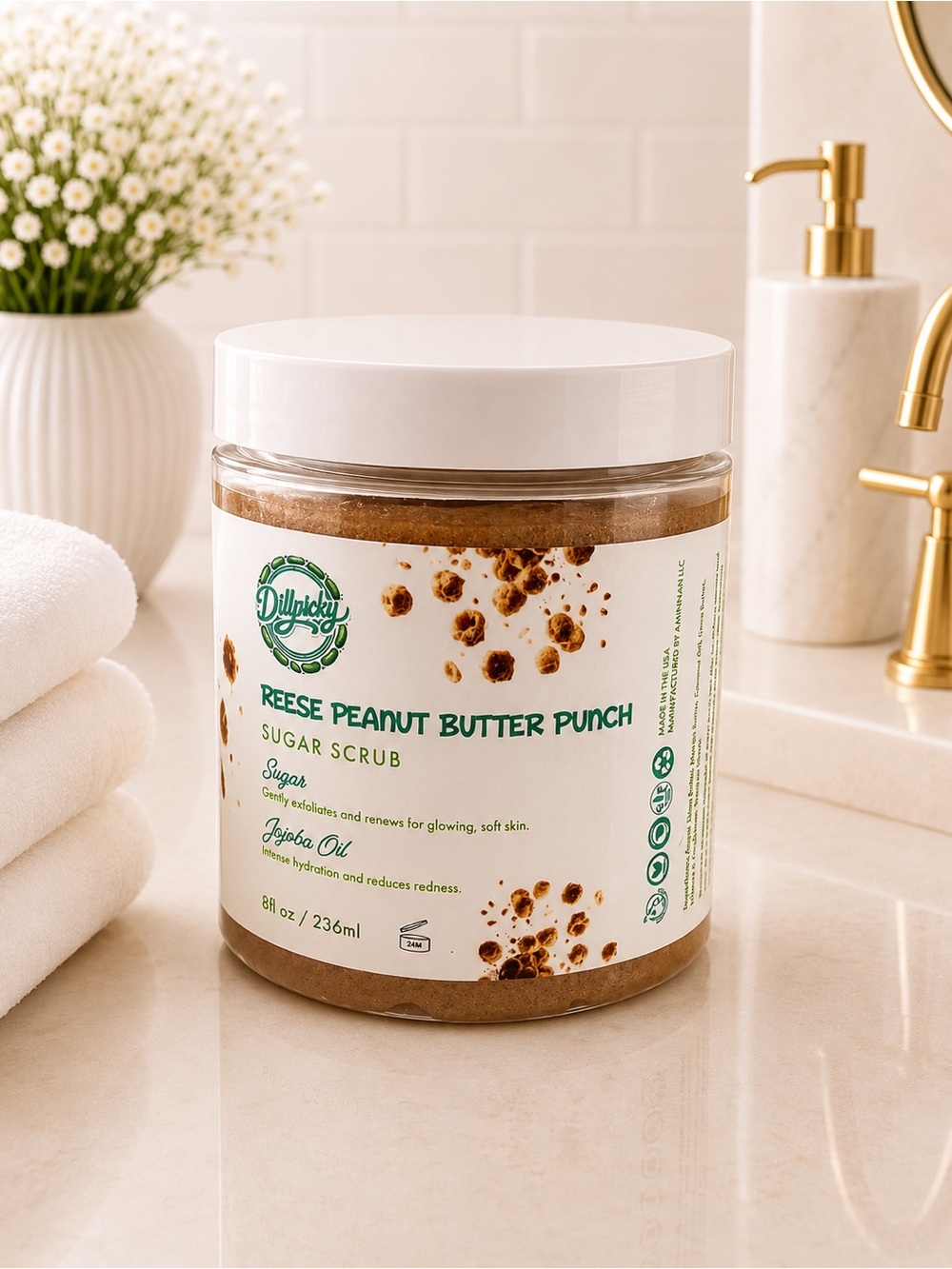Aminnah & Dillpicky Reese Peanut Butter Punch Sugar Scrub